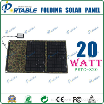 20W Portable Foldable Solar Laptop Charger Bag (PETC-S20)